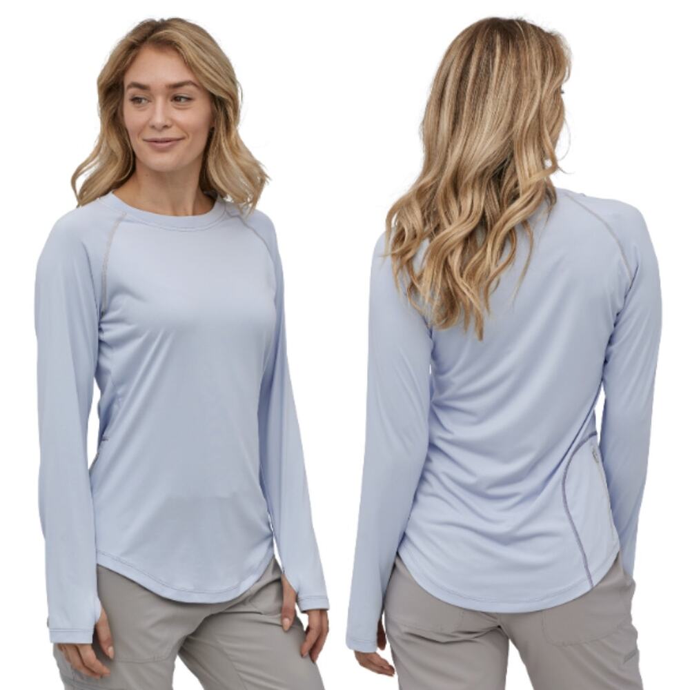 Patagonia Light Blue Long-Sleeve Tee